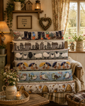 On Trend Modern Printed Plush Draught Excluders  - wellies, cottage, farmyard sheep, rainy ducks, woodland birds, honey bee