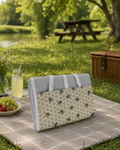 Country Club Busy Bee Beach & Picnic Mat – 90 x 180cm | Foldable Water-Resistant Outdoor Blanket with Carry Handles