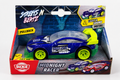 Dickie Toys Streets N Beatz Midnight Racer – Pull Back Metal Car with Light & Sound (3+) (blue)